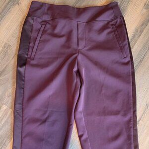 Athleta Endless Pant Trousers Garnet Satin